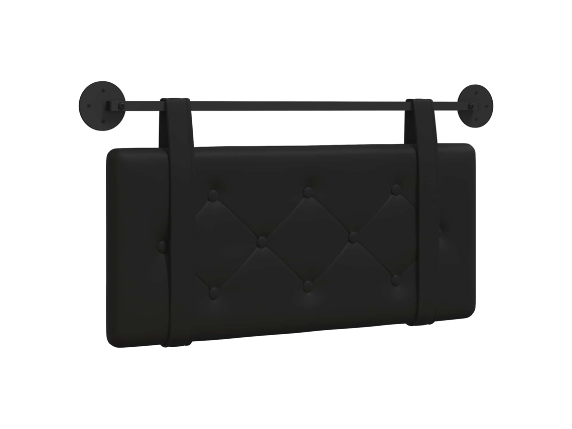 Conjunto 1 Cabeceira Vidaxl Preto Couro Sintético (100 X 55 X 5 Cm)