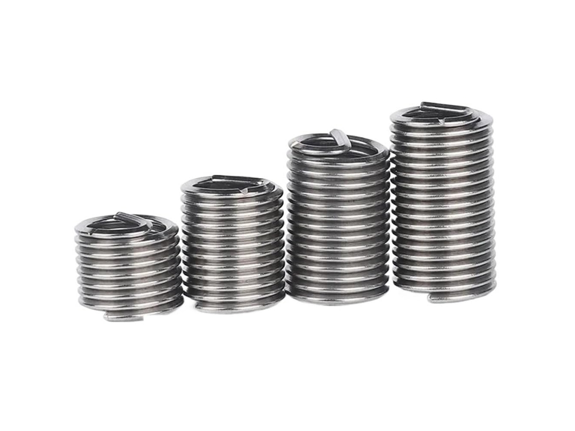 Conjunto De 100 Peças Buchas Helicoidais Para Reparo Roscas Em Aço
