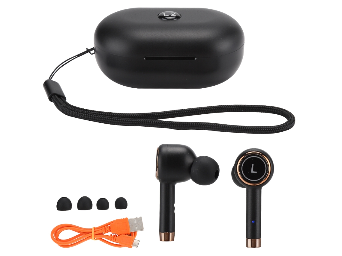 Fones Tws LAXISCREED Bluetooth 5.0 Preto Modelo L2