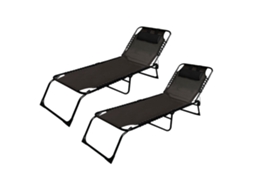 Espreguiçadeira Dobrável Marbueno Para Jardim E Piscina Com Encosto Ajustável Marbueno Summer