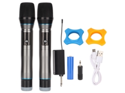 Microfone Sem Fio LAXISCREED Uhf Dual 6.35