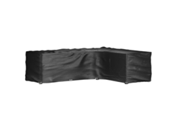 Maison Exclusive - Capas P/ Mobília Jardim Forma De L 2 Pcs 16 Ilhós 260x210x80 Cm