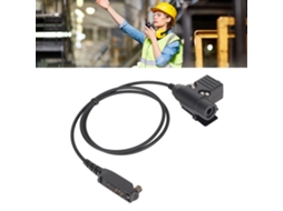 Adaptador Ptt Push To Talk U94 Cabo Conector Para Fone De Ouvido Walkie Talkie Para Rádio Sepura Stp8000 Stp8030 Stp8035 Stp8038 Brilvibera