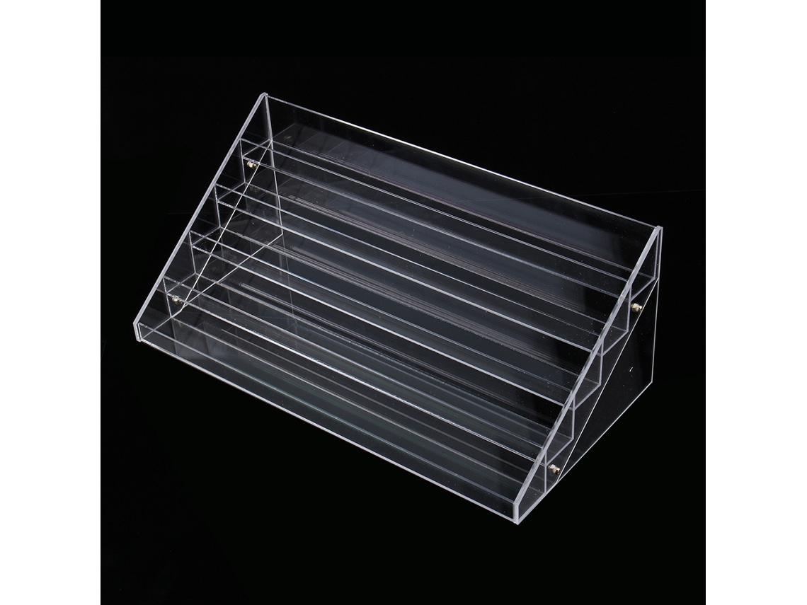 Estanteria De Acrilico Para Maquiagem 5 Camadas Transparentes Para Batons De Labios E Esmaltes De Unhas