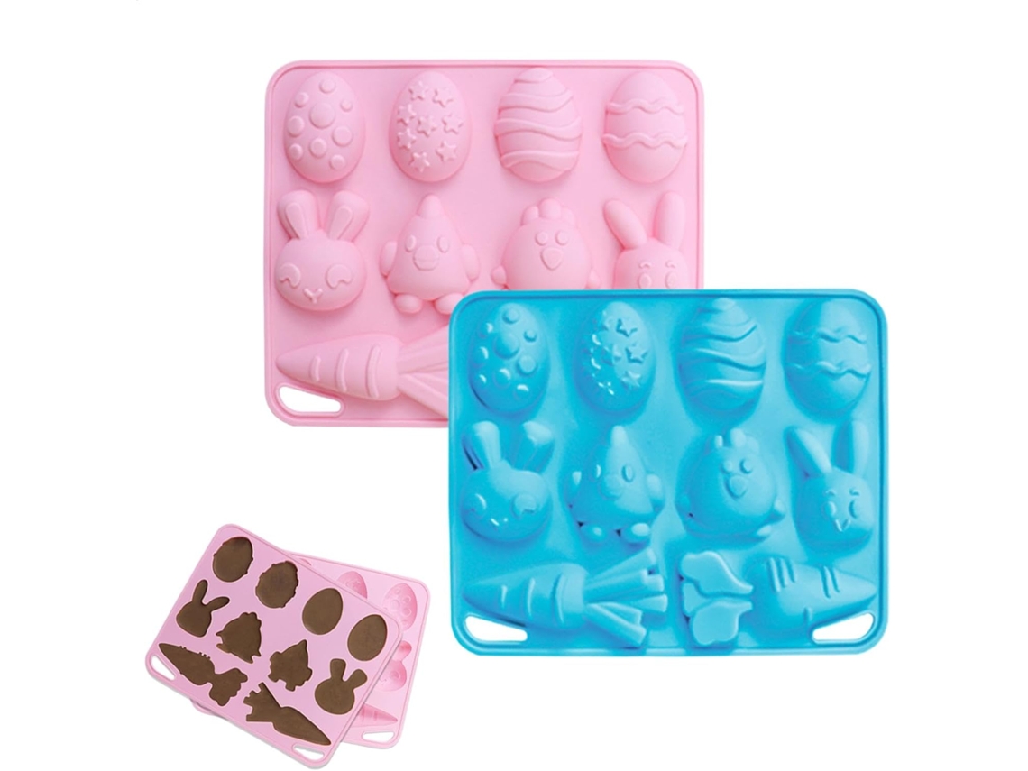 Molde De Silicone Ovos De Páscoa - Molde De Silicone