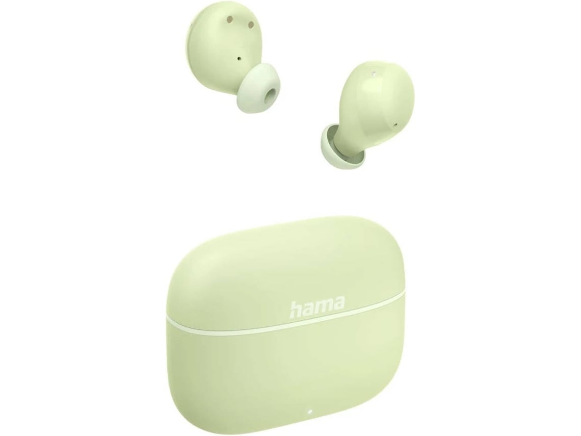 Auriculares Bluetooth True Wireless Stereo HAMA Freedom Buddy II (Outlet Caixa Aberta - In Ear - Microfone - Verde)