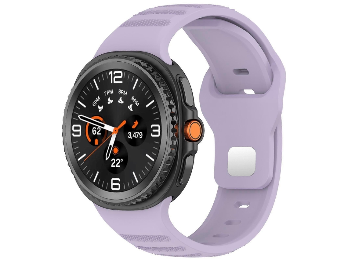 Pulseira De Silicone Para Relógio Xdfind Com Fivela De Tachas Prateadas E Bolinhas Redondas