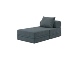 Sofá Modular 1 Lugar+ Puff Veludo SKOFFA