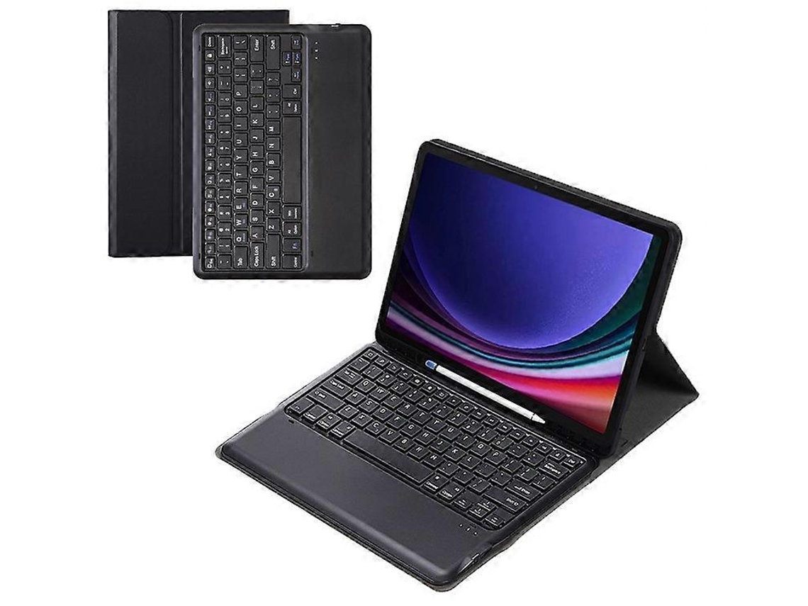 Capa De Teclado Bluetooth Removível A810b Compatível Com Samsung Galaxy Tab S9 X810 / X816 / X818, Capa À Prova De Choque Com Caneta Vledary