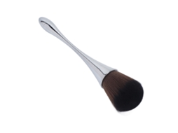 Pincel profissional para remoção de pó de unhas com cerdas macias e ergonômicas, ideal também para pó solto e blush.
