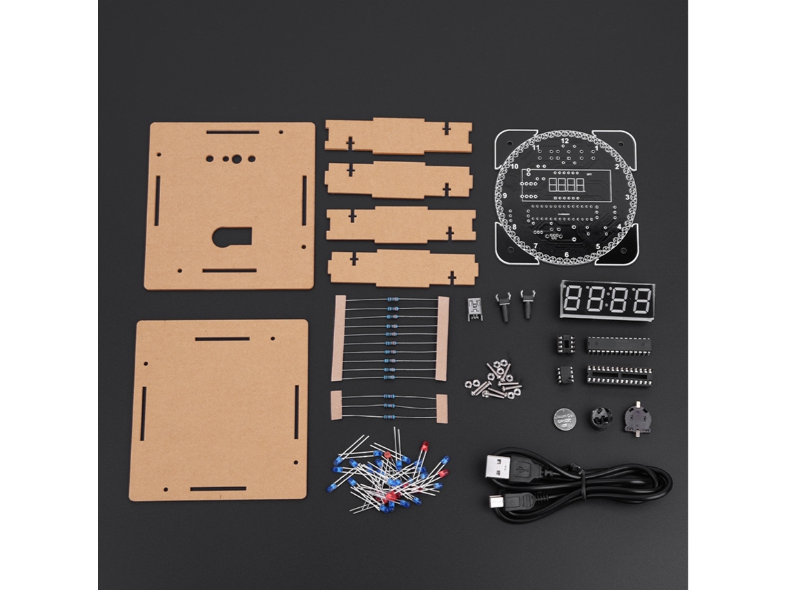 Relógio Eletrônico LAXISCREED Led Rotativo