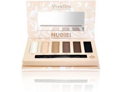 Paleta de Sombras VIVA LA DIVA Nudie Matte Color Nude