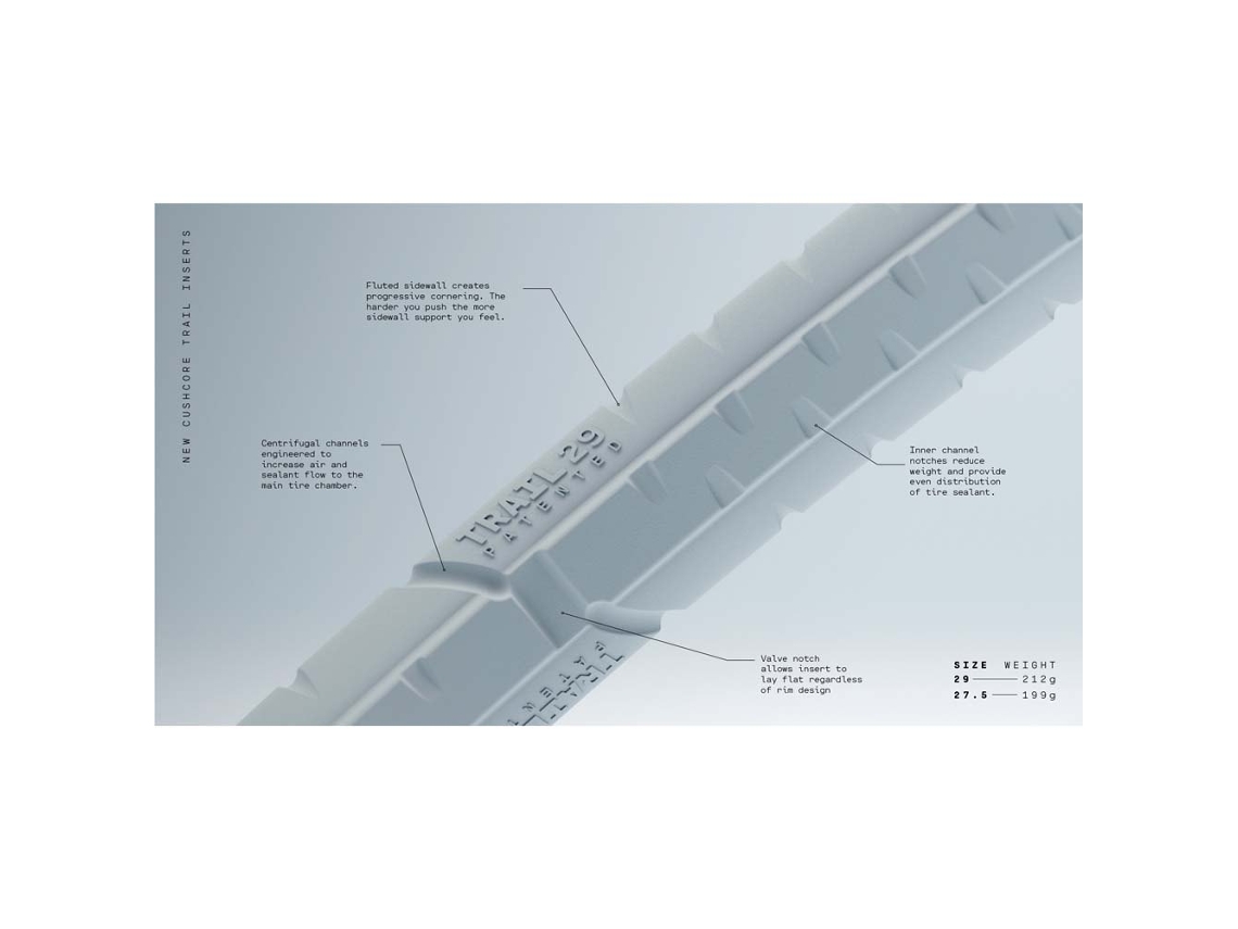 Mousse Antifuro Insert Trail Verde 29´´ / 2.1-2.6Cushcore