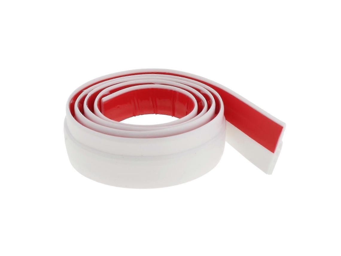 Lurelia Fita De Silicone Autoadesiva Para Portas E Janelas Borracha 28 Mm 1 Yd 91 Cm Branco Parte Inferior Impermeável Redução De Ruído