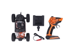 Carro de Controle Remoto com Câmera HD 2.4g Carregável App Controle para Crianças Adultos Laranja S/MARCA