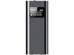 Mini Gravador de Voz Gravador de Áudio Digital com Bateria de Longa Duração de 20 Horas 32 Gbpreto