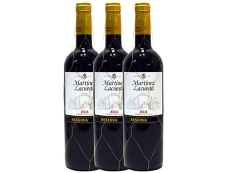 Vinho MARTÍNEZ LACUESTA Martínez Lacuesta Rioja Reserva (0.75 L - 3 unidades)