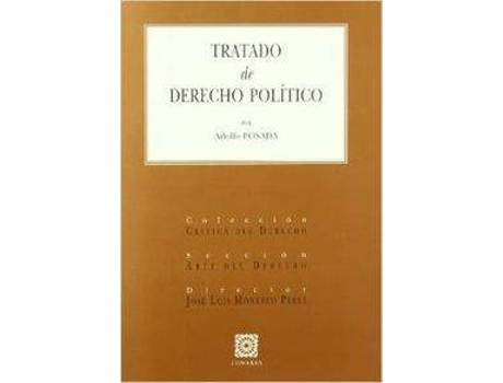 Livro Tratado De Derecho Político de Adolfo Posada (Espanhol)