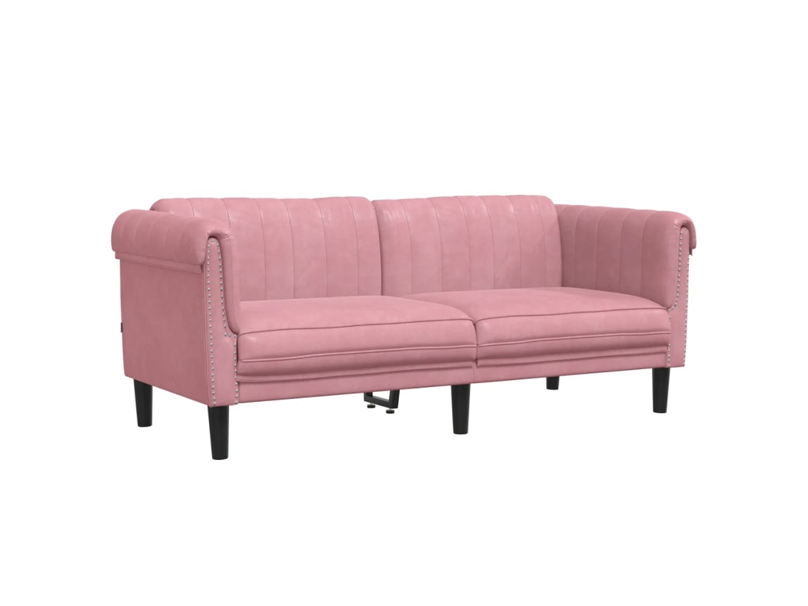 Sofa, Sofas Vidaxl Cor-de-rosa Veludo (n/a)