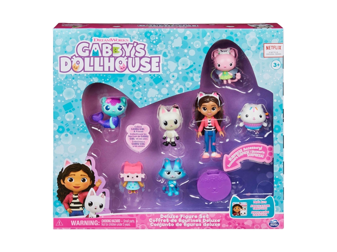 GABBY'S DOLL HOUSE - Conjunto de Figuras Deluxe GABBY'S DOLL HOUSE (Idade Mínima Recomendada: 3 Anos)