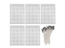 Fitas De Cera Laxiscreed 100pcs Com Algodão Puro Para Fixação E Estabilização