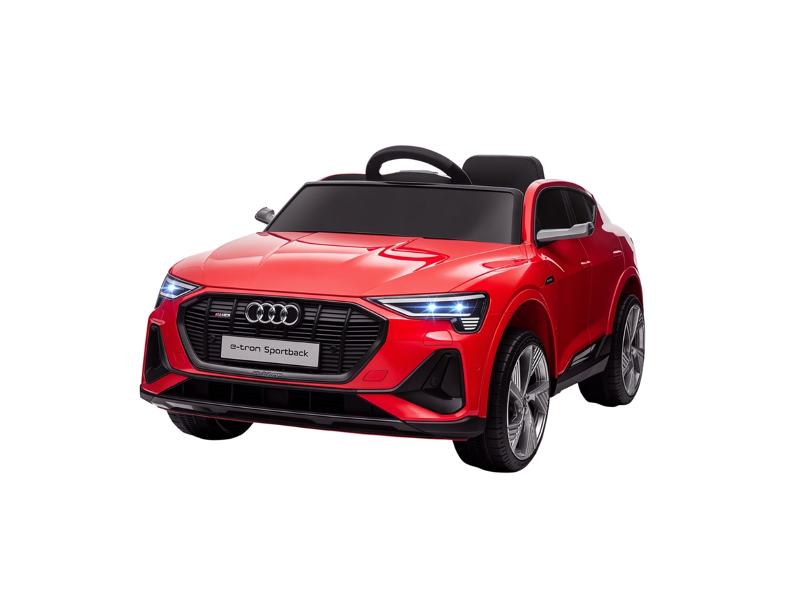 Carro Elétrico 12v Controle Remoto Faróis Buzina Vermelho