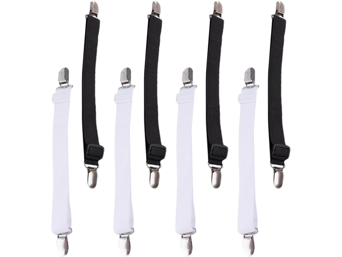 Conjunto De 8 Prendedores Lençol, Clipes Para Capa De Colchão, Em Nylon Resistente, Para Colchão E Sofá