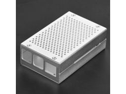 Capa De Alumínio Proteção Raspberry Pi 4 Prata