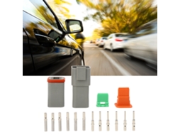 Laxiscreed Kit De Ligação Para Automóveis, Conector Impermeável De 12 Pinos E Fio