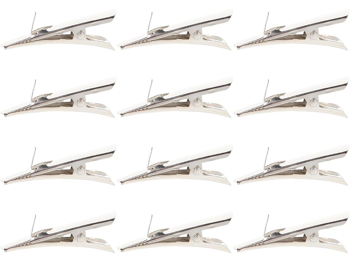 100 miniaturas de prendedores de metal para decorações de Natal, prendedores para arranjos de flores, tamanho 4 e 5 cm, multiuso.