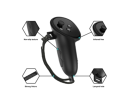 Aetheria kit 5 em 1 Capa Protetora Face Pad e Lente para Meta Quest3 Acessórios Vr Silicone