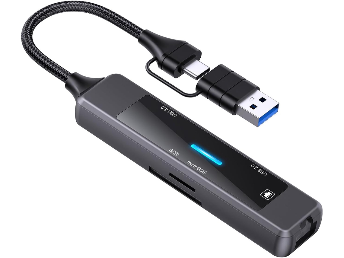 Adaptador Ethernet Para Hubs Usb 3.0, 2.0 E Tipo C Eficientes