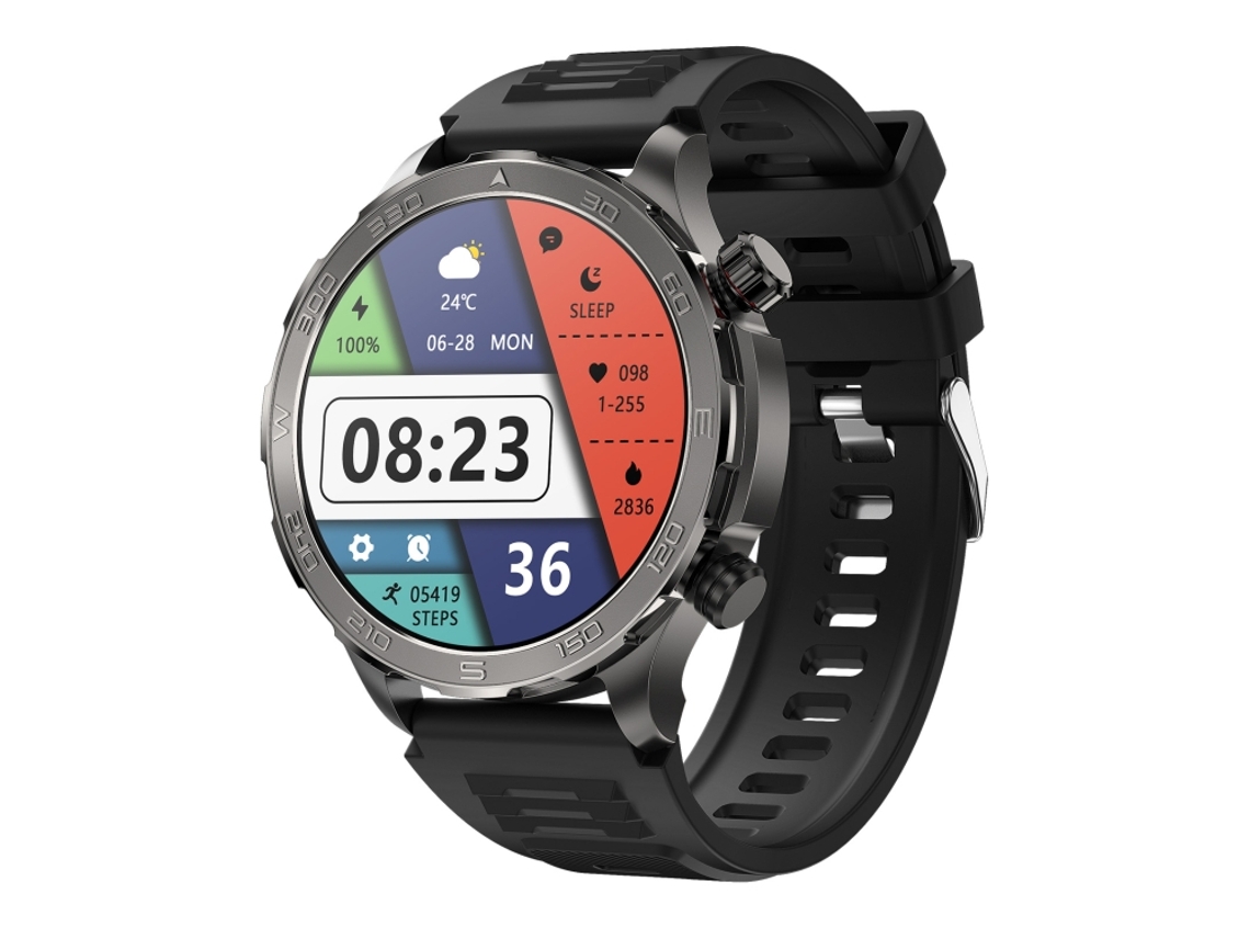 (preto) Smartwatch Bt5.0 De 1,53 Polegadas Com Proteção Contra Água Ip67