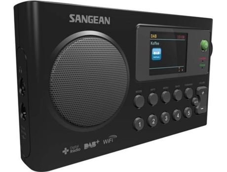 Rádio SANGEAN WFR-27C (Preto - Digital - DAB+ e FM-RDS - Pilhas) — Digital