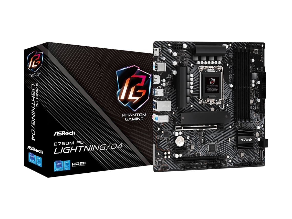 Motherboard ASROCK (LGA 1700 - Intel B760)