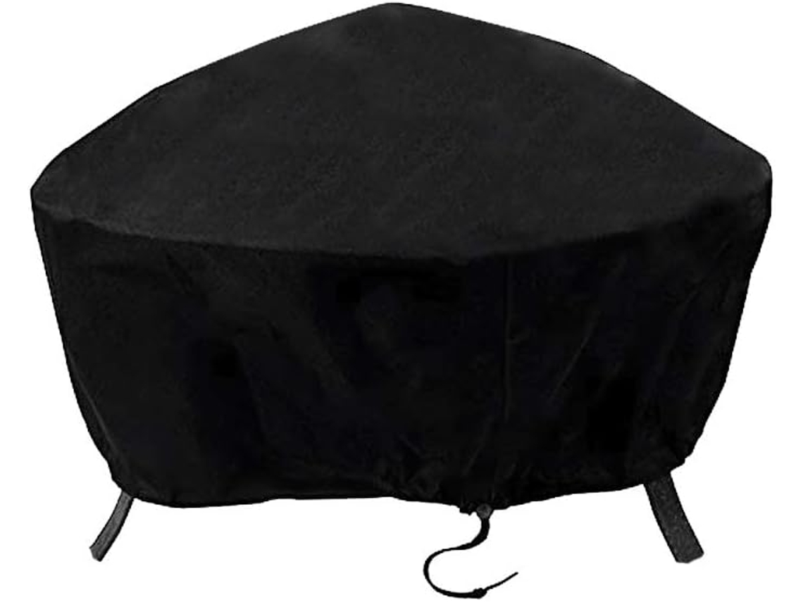 Capa Fogo Bbq 122cm, Proteção Lareira Exterior Impermeável DUREFORWARD