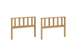 Vidaxl Módulo De Braços 2 Pcs Branco 80 X 6 X 61 Cm