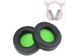 Almofada para RAZER KRAKEN 7.1 V2 de Orelhas de Espuma Macia Verde XIAOMOYU