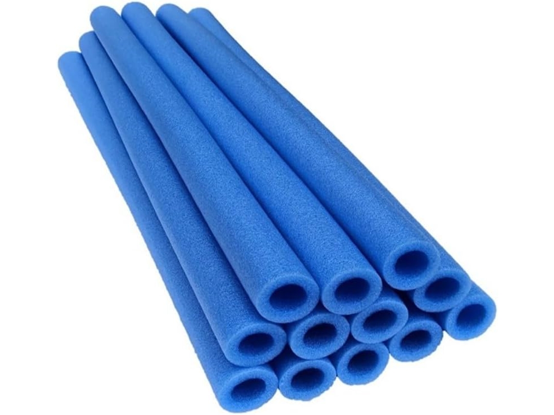 Pacote Com 12 Protetores De Espuma Azul Para Postes, 40 X 5,8 Cm,