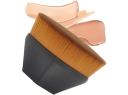 Pincel De Base De Alta Densidade Com Topo Plano Em Forma De Pétala Pincel De Maquiagem De Toque Suave