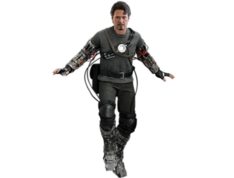 Figura Hot Toys IRON MAN Tony Stark Teste de Mecânica Escala 1:6 12 Figura de Ação