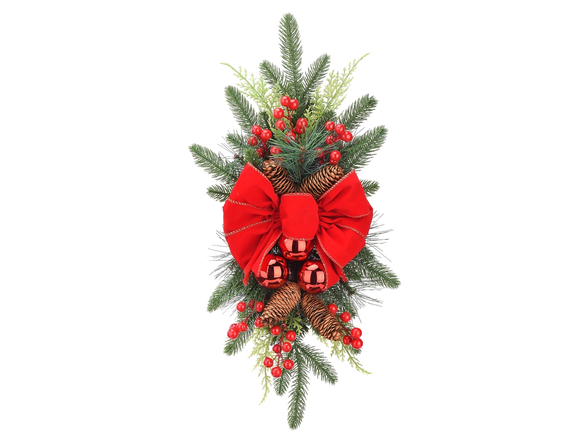Laxiscreed Ramo De Pinheiro Artificial Para Decoração De Natal, Ideal Para Iluminar O Espírito Natalício Em Casa