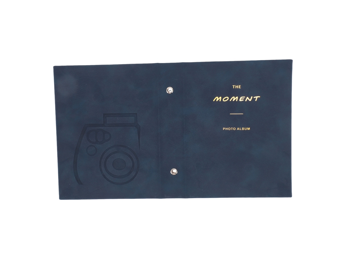 2x3 Photo Album 3in 64 Pockets Photo Card Holder Velvet Cover Versatile Photo Collect Book For Mini12 11 9 8 Instant Camera Dark Blue LAXISCREED