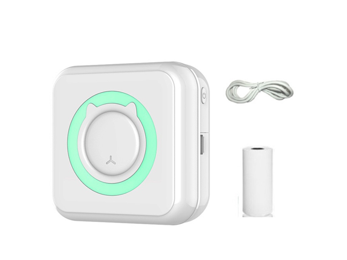 Impressora térmica portátil Ry Mini Pocket, sem fio, etiqueta para cartão inteligente, celular, impressão sem tinta, Bluetooth Mini P Slowmoose