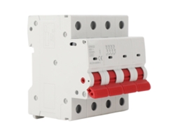 Laxiscreed Disjuntor Miniatura 6ka 4polos, Pp Resistente Ao Fogo, 400v 20a