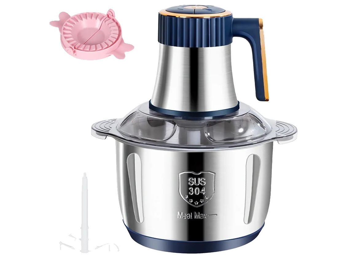 Moedor De Carne Elétrico, Aço Inoxidável, Multifuncional, 5l, Ue