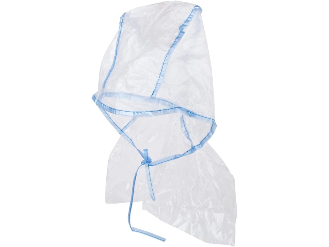 Touca para coloração capilar e proteção de peixes, 12 peças, roupa de plástico