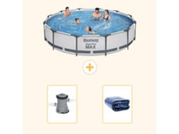 Bestway Piscina Bestway Steel Pro Max Redonda - 366x76 Cm - 3-peças S22332