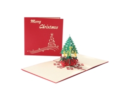Cartões De Árvore De Natal 3d Cartões De Natal Criativos Aquaforge