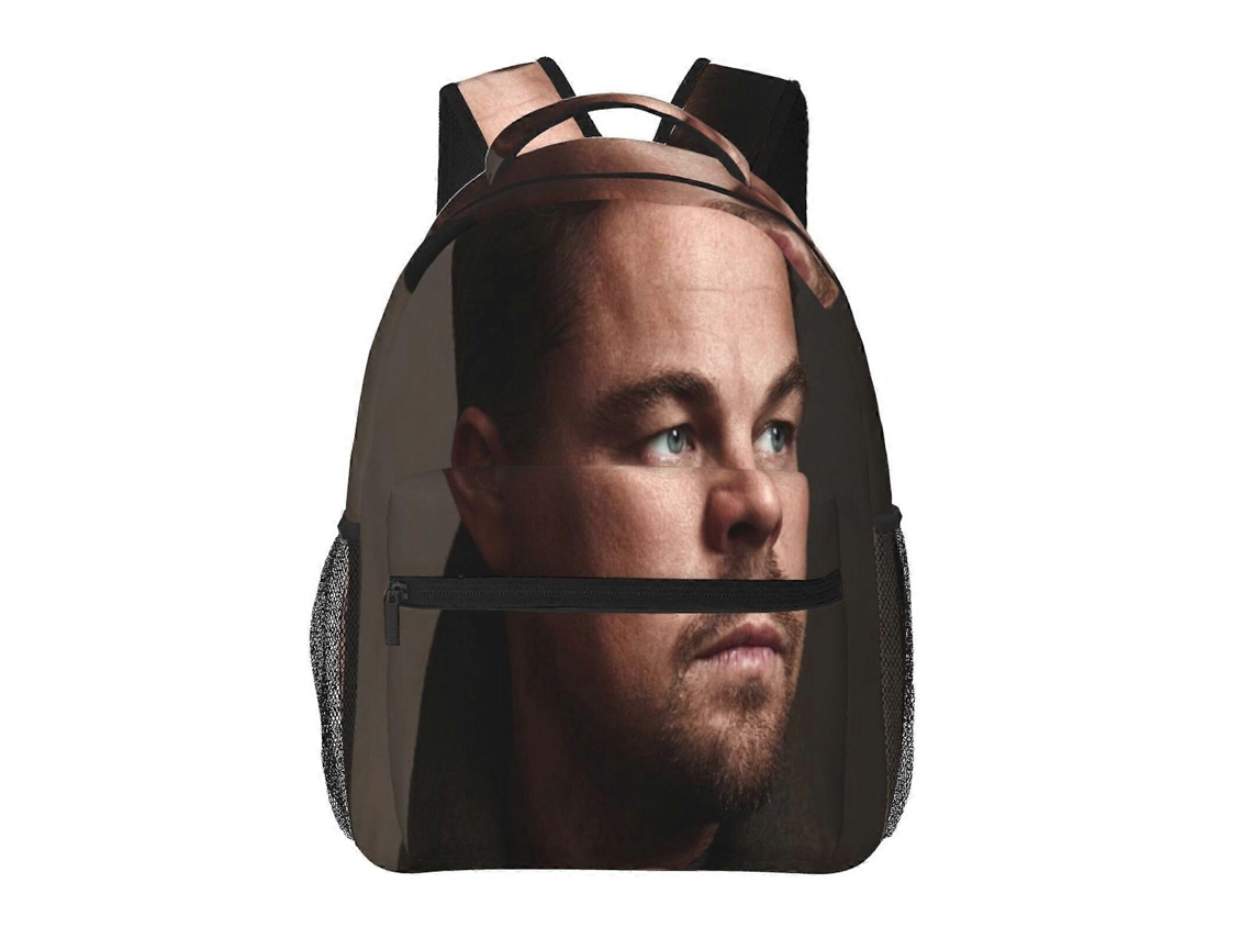 Mochila Leonardo Dicaprio Para Estudantes, Resistente E Leve, Impermeável E Com Alça Respirável J136